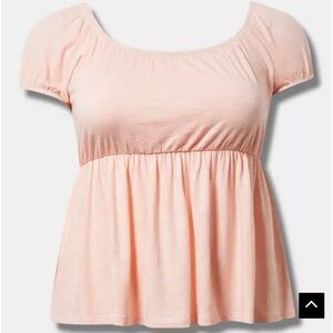 Torrid Impatiens Pink Short Sleeve Tee